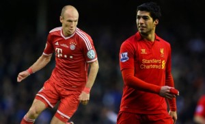 Arjen Robben Y Luis Súarez